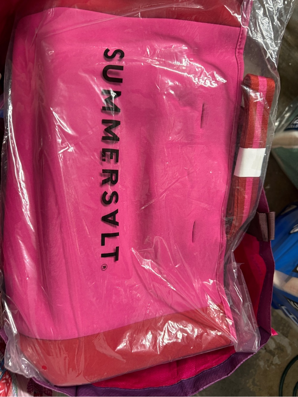 NWT SUMMERSALT Pink and red Tote Bag